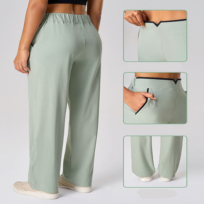 Golf Pants for Women – High Waisted Lightweight Wide Leg