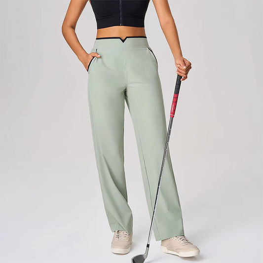 Golf Pants for Women – High Waisted Lightweight Wide Leg