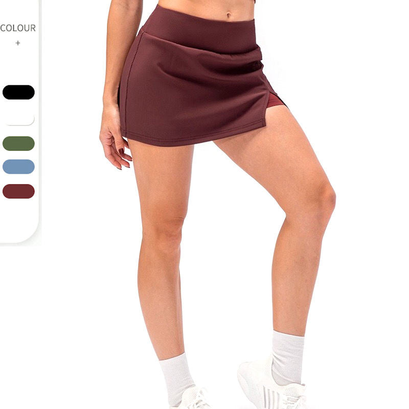 High Waisted Women’s Golf Skort with Inner Shorts, Quick Dry