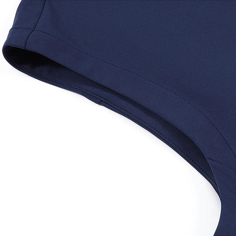 Golf Vests for Men Softshell Full-Zip Stand Collar, 220g OEM Custom Logo