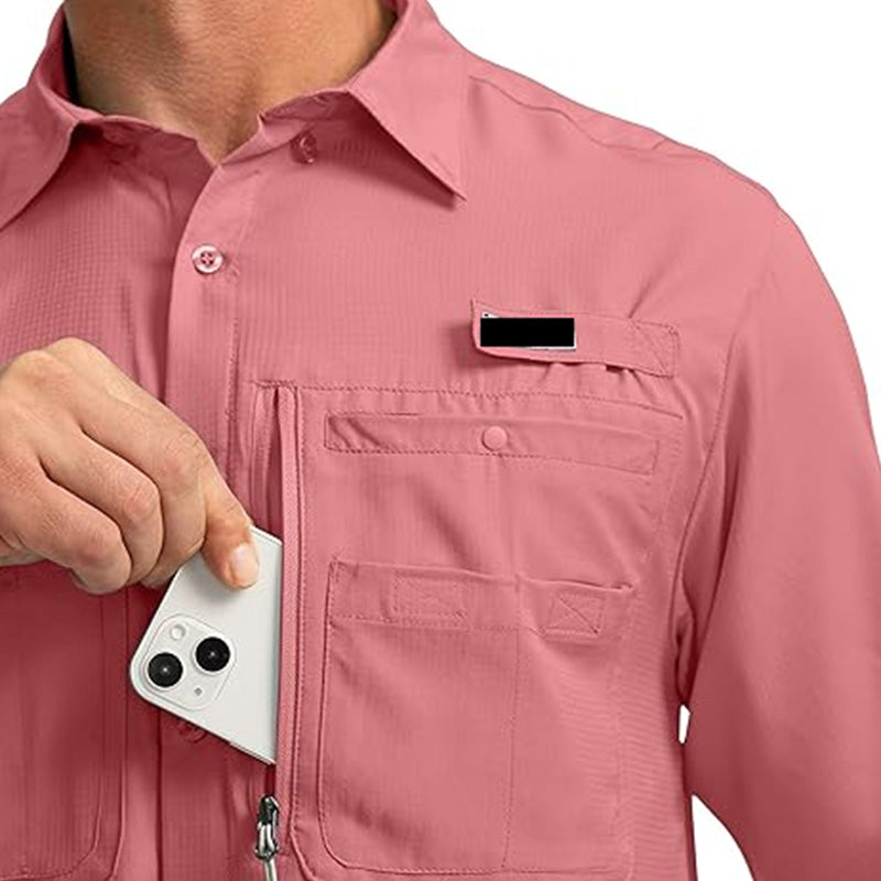 Habit Fishing Shirts Style | UPF 50 Quick-Dry Poly-Spandex Button-Up OEM