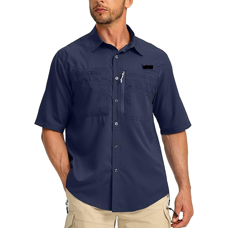 Habit Fishing Shirts Style | UPF 50 Quick-Dry Poly-Spandex Button-Up OEM