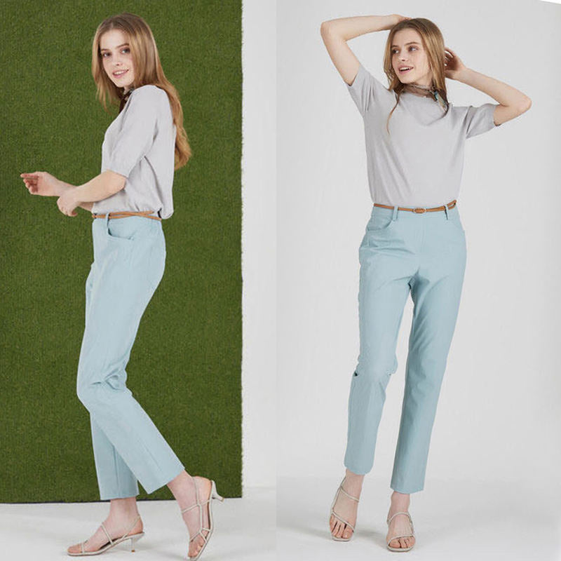 Ladies Golf Pants – Ankle Length Elegant Regular Fit Chino