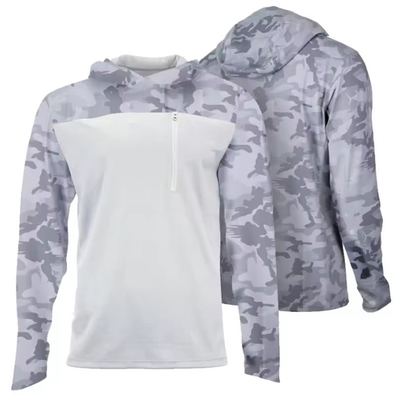 Lightweight Fishing Hoodies with Thumb Holes, Quick-Dry UV | OEM/ODM