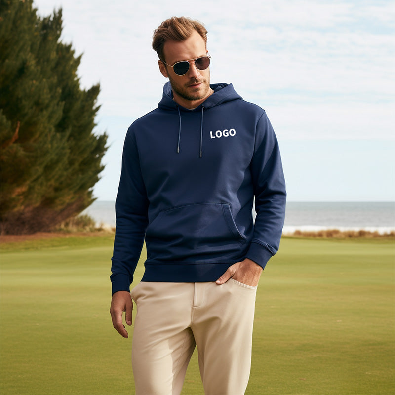 Lightweight Golf Hoodie Pullover, Quick-Dry Knit, Custom OEM/ODM (180–260g)
