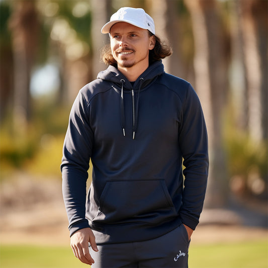 Lightweight Golf Hoodie Pullover, Quick-Dry Knit, Custom OEM/ODM (180–260g)