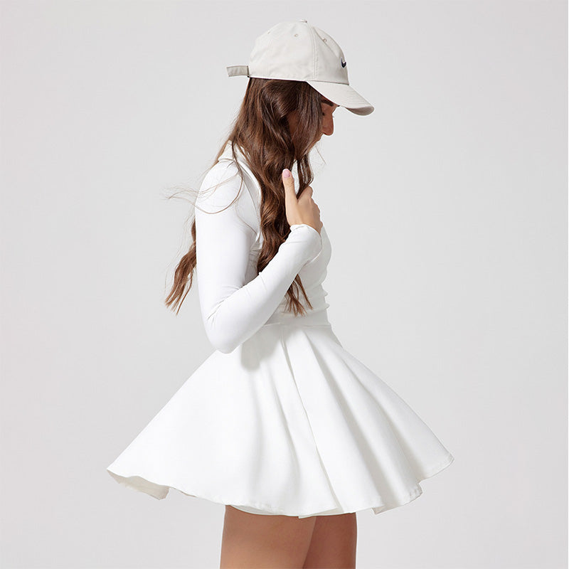 Long Sleeve Golf Dress for Women, Quick Dry 4-Way Stretch