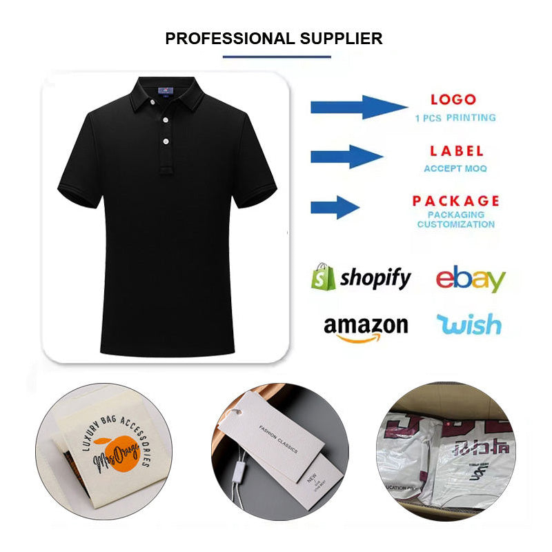 Mens Golf Polo T Shirts – Custom Logo, Solid Color Wholesale