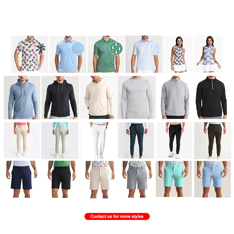 Men’s Printed Golf Polo Shirt – Lightweight, Quick-Dry & Stretch