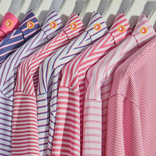 Nice Golf Polo Shirts – Striped Performance Styles for Brands