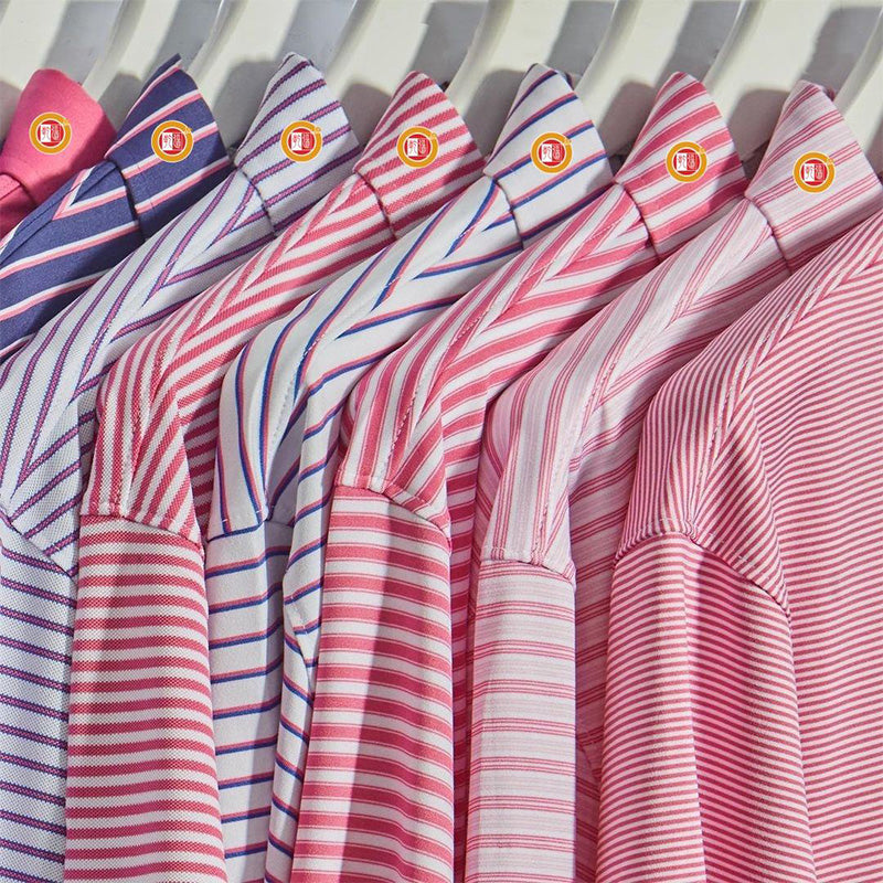 Nice Golf Polo Shirts – Striped Performance Styles for Brands