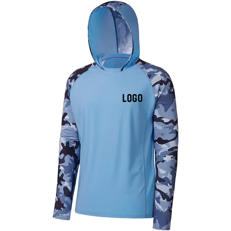 Performance Fishing Gear Hoodie, 220g Polyester, Heat-Transfer Logo | OEM/ODM