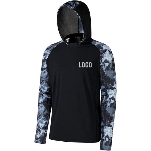 Performance Fishing Gear Hoodie, 220g Polyester, Heat-Transfer Logo | OEM/ODM