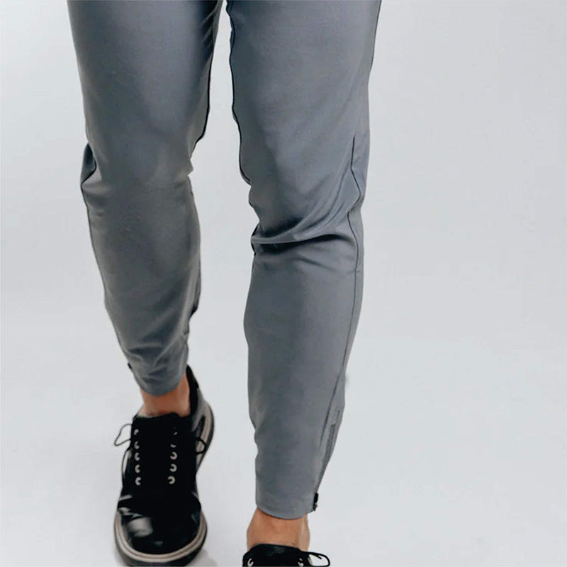 Mens Performance Golf Joggers, Quick Dry Cotton Tapered Fit