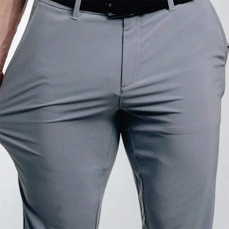 Mens Performance Golf Joggers, Quick Dry Cotton Tapered Fit