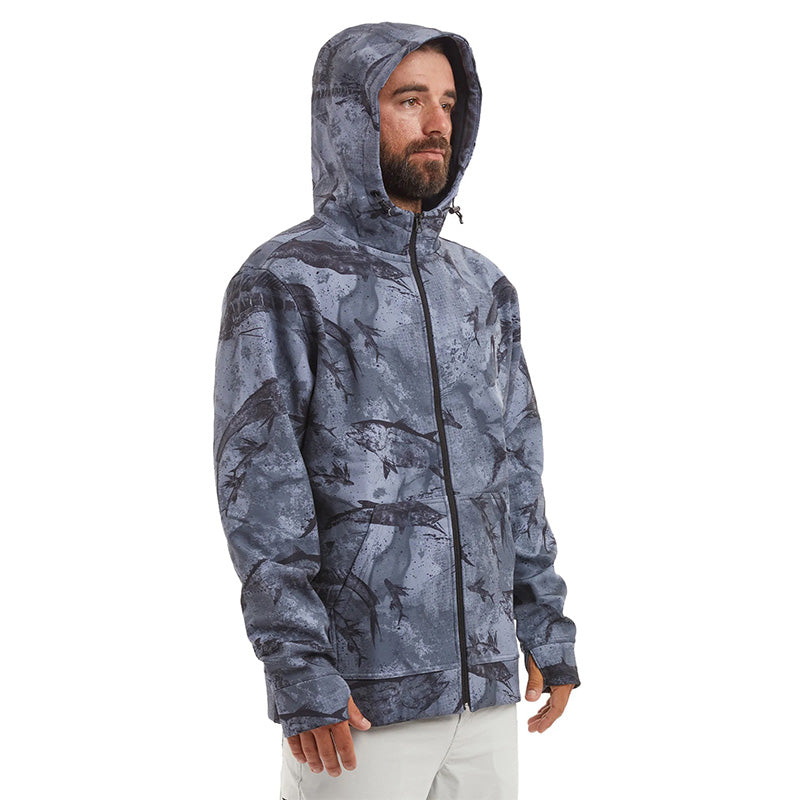 Rain Jacket Fishing | Hooded Waterproof Zip Jacket, 460gsm OEM Supplier