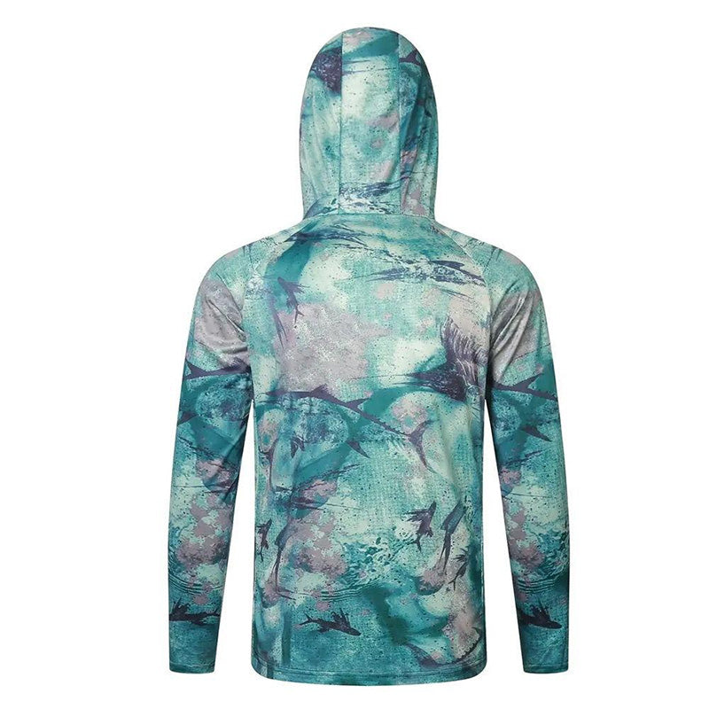 Saltwater Fishing Hoodies UPF 50, Sublimated Quick-Dry, Zipper | OEM/ODM