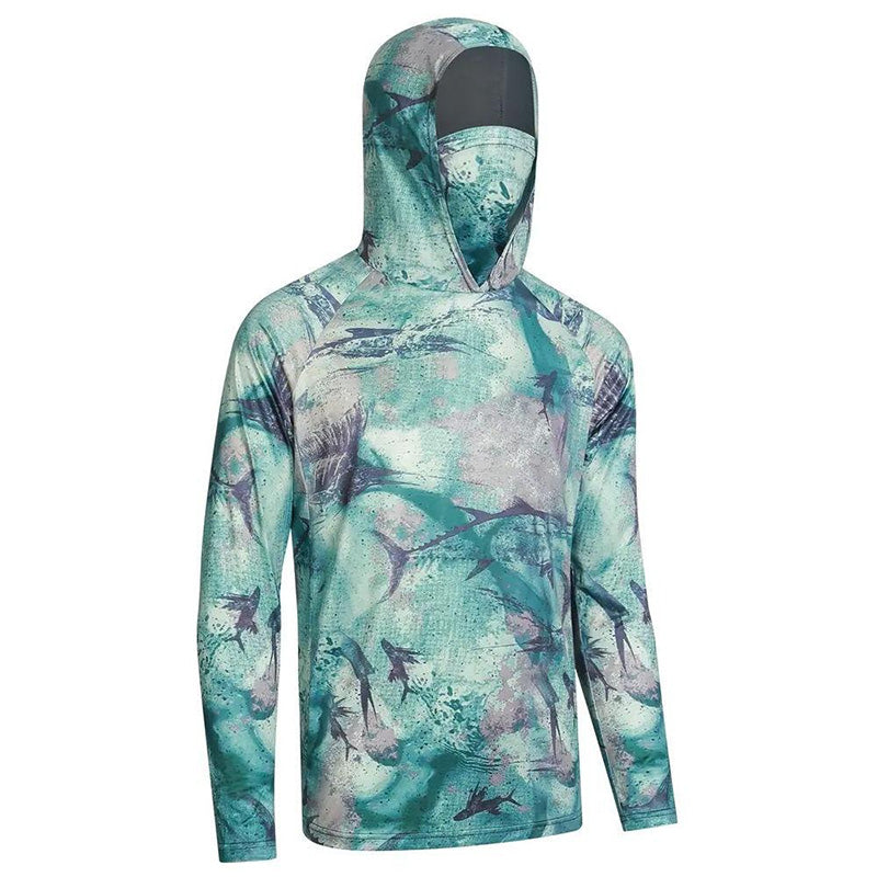 Saltwater Fishing Hoodies UPF 50, Sublimated Quick-Dry, Zipper | OEM/ODM