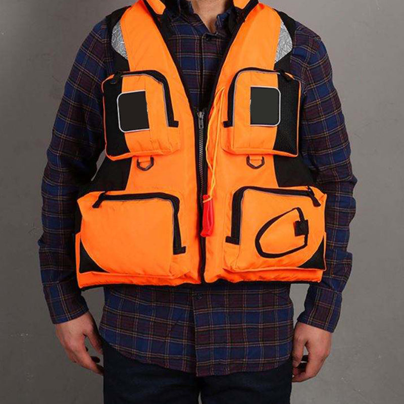 Women’s Yellow Fishing Vest, Adjustable Neoprene/Oxford Safety Vest | OEM/ODM