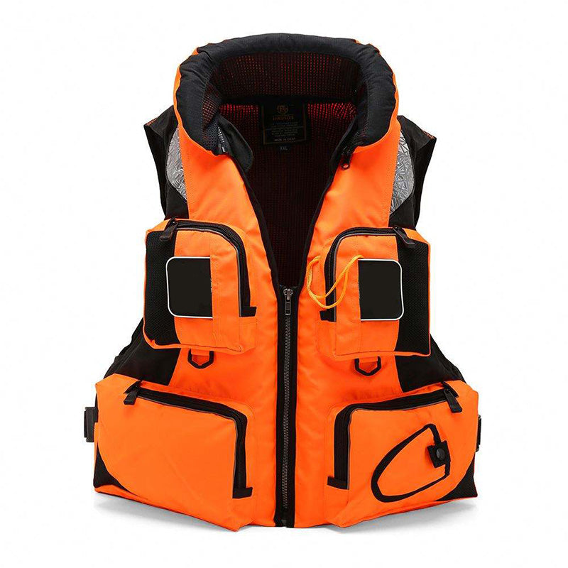 Women’s Yellow Fishing Vest, Adjustable Neoprene/Oxford Safety Vest | OEM/ODM