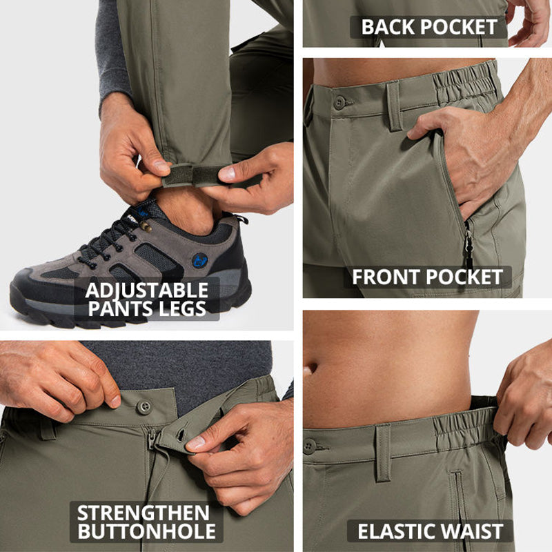 Quick-Dry Fishing Pants, Water-Resistant 4-Way Stretch Softshell | OEM/ODM