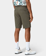 Men's olive 4 way stretch Golf Shorts