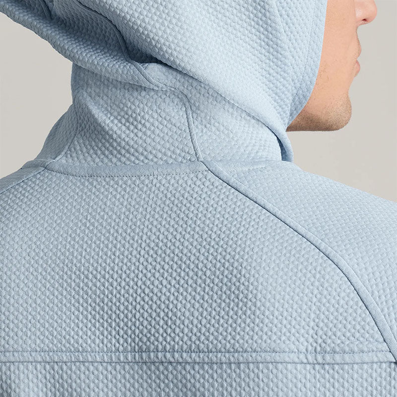 Custom Textured Men’s Golf Hoodie with Raglan Sleeves