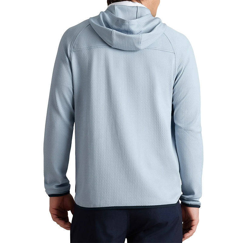 Custom Textured Men’s Golf Hoodie with Raglan Sleeves