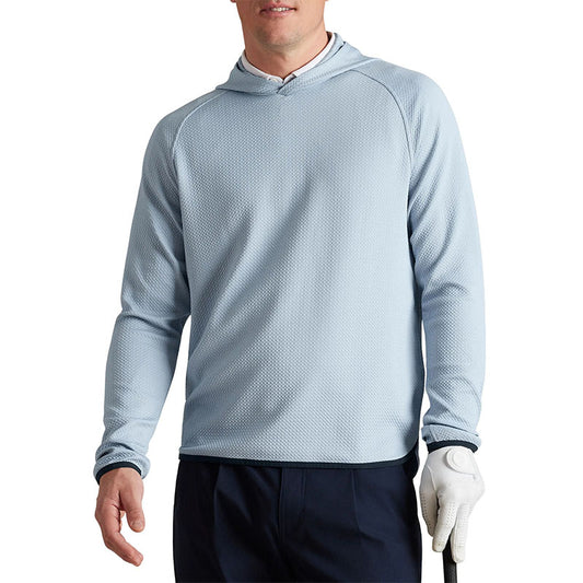 Custom Textured Men’s Golf Hoodie with Raglan Sleeves