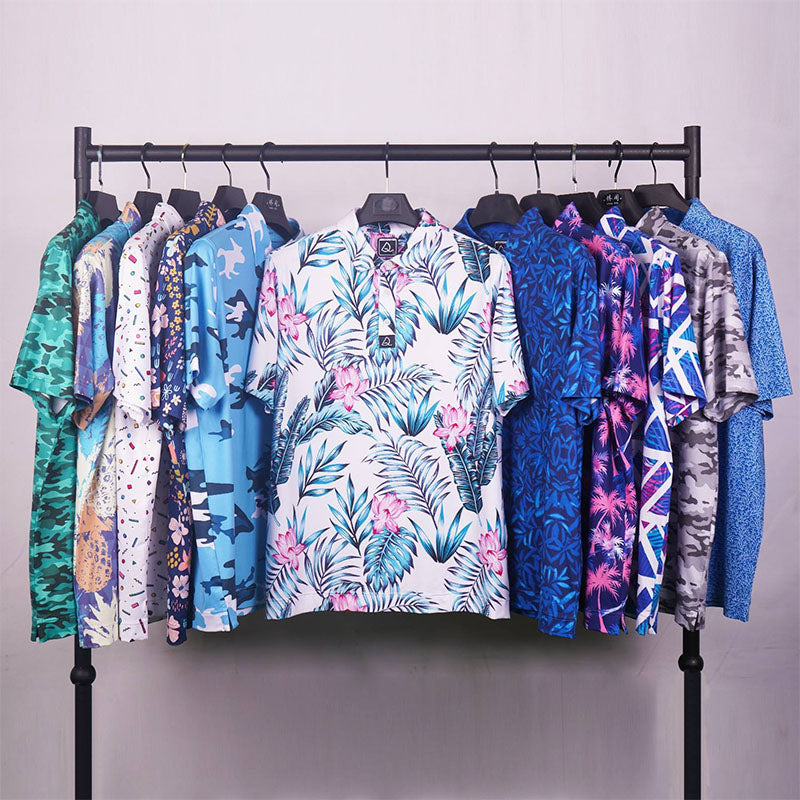 Wholesale Fun Golf Polo Collection with Custom All-Over Prints