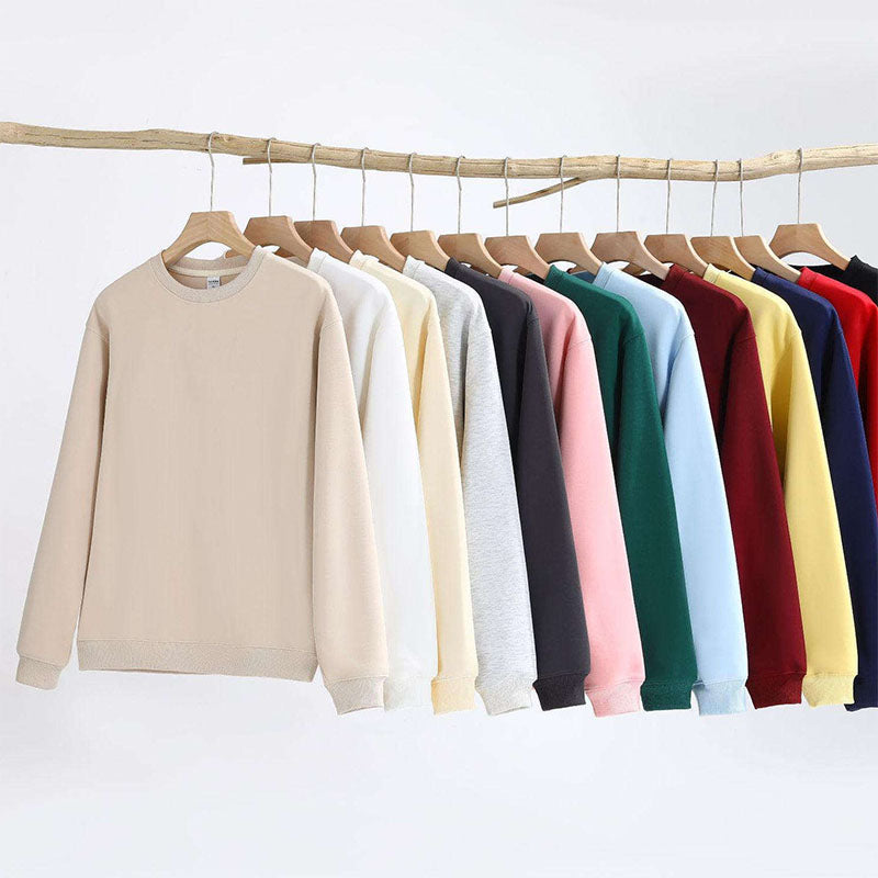 Wholesale Womens Crewnecks in Multi-Color Cotton-Blend Fabric