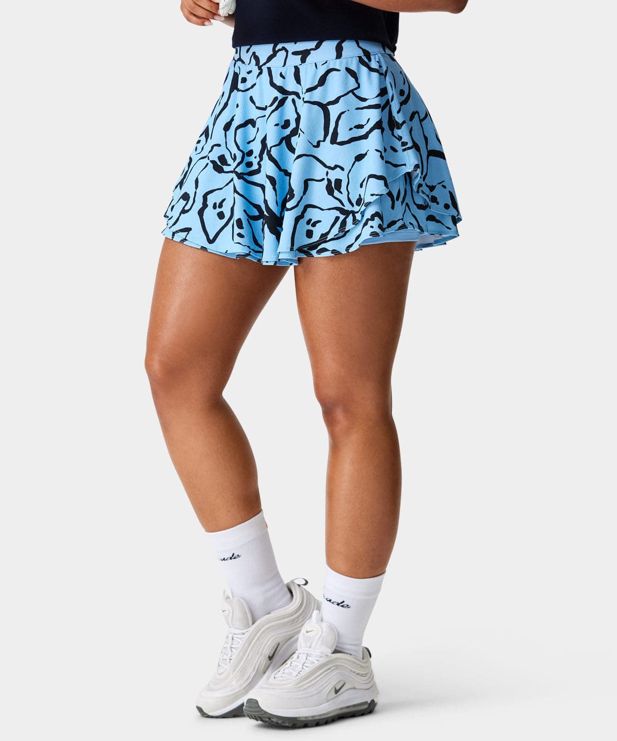 Women's Blue Floral Tour Skort