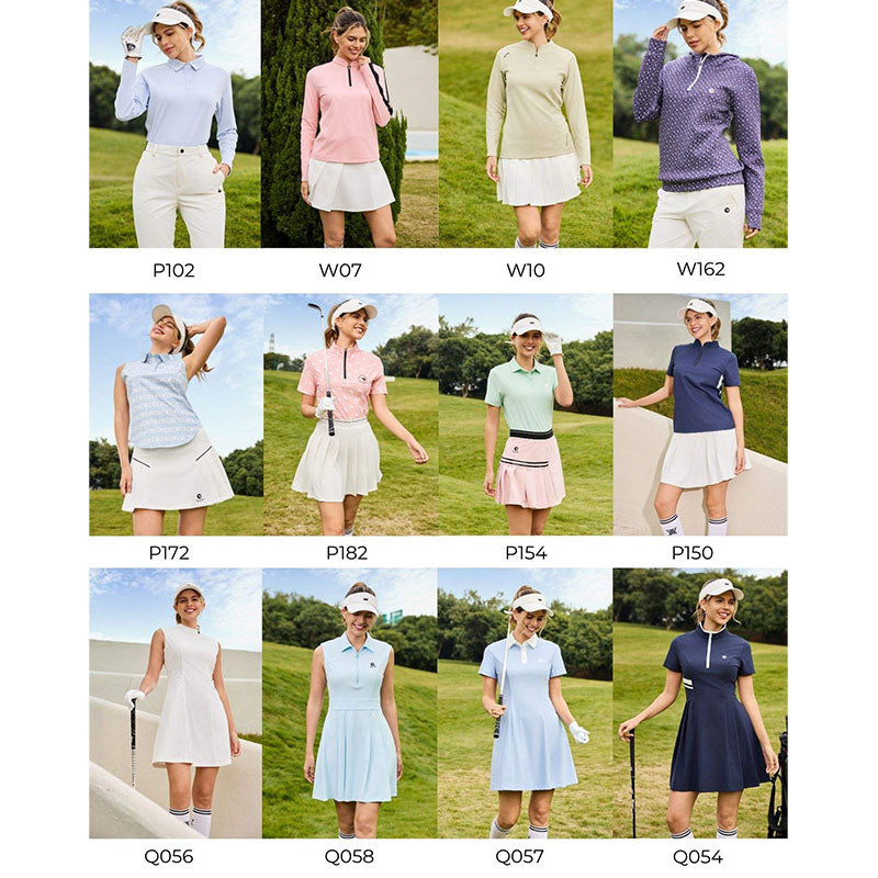Women’s 1/4 Zip Pullover Short Sleeve UV Water-Repellent Golf Top