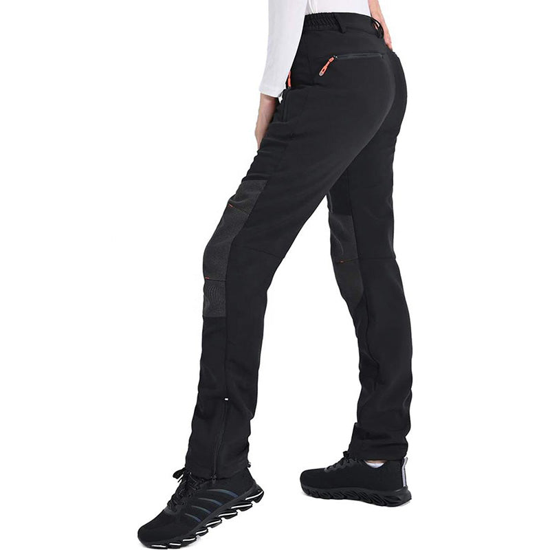 Women’s Waterproof Windproof Softshell Fishing Pants w/ Microfleece | OEM